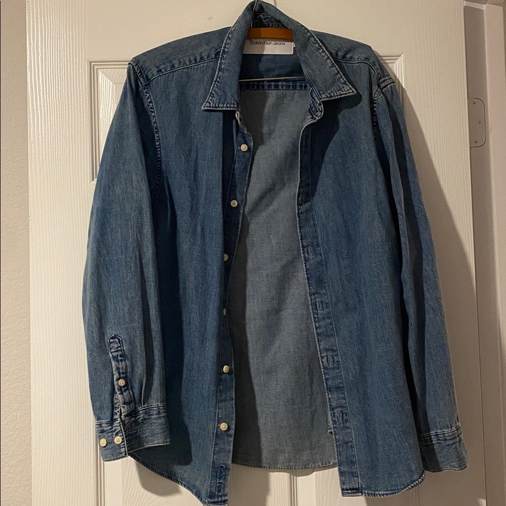 Calvin Klein Jeans Dark Blue Casual Shirt